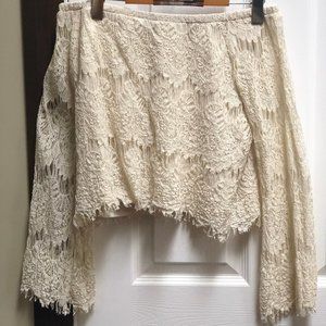 3 FOR$50 / Lace Off the Shoulder Top